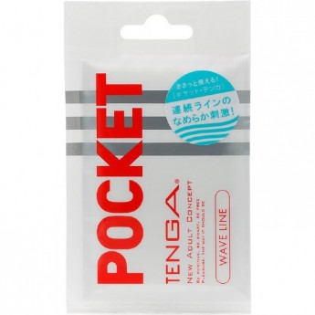 Мастурбатор TENGA POCKET WAVE LINE Мастурбатор TENGA POCKET WAVE LINE